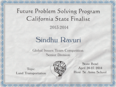 FPS Stae Bowl Finalists 2014